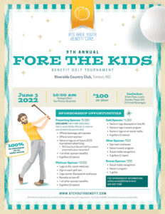 2022 BTC Area Youth Benefit Golf Tournament Registration form